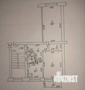 2-к квартира, вторичка, 50м2, 5/5 этаж