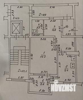 1-к квартира, вторичка, 46м2, 6/9 этаж