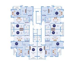 2-к квартира, вторичка, 56м2, 5/16 этаж