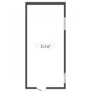 Студия квартира, вторичка, 21м2, 1/4 этаж