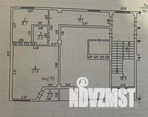 1-к квартира, вторичка, 44м2, 2/6 этаж