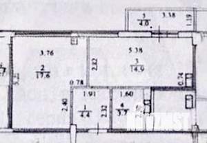 1-к квартира, вторичка, 45м2, 7/13 этаж