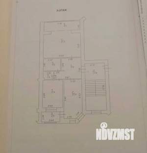 2-к квартира, вторичка, 74м2, 3/7 этаж
