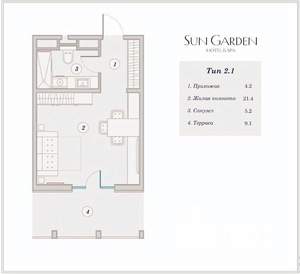 Студия квартира, вторичка, 40м2, 8/10 этаж