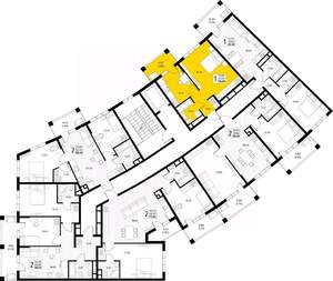 1-к квартира, вторичка, 36м2, 6/8 этаж