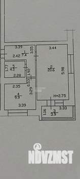 1-к квартира, вторичка, 42м2, 2/6 этаж