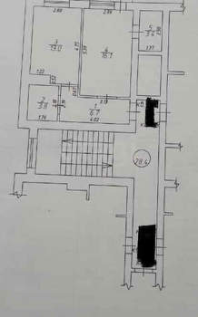 1-к квартира, вторичка, 45м2, 3/4 этаж
