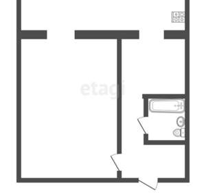 2-к квартира, вторичка, 32м2, 1/9 этаж