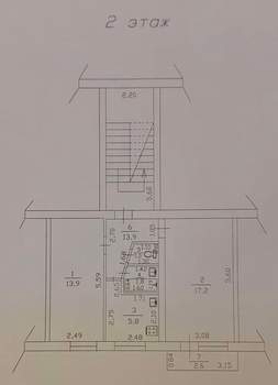 2-к квартира, вторичка, 44м2, 2/5 этаж