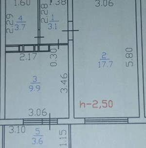 1-к квартира, вторичка, 38м2, 8/16 этаж