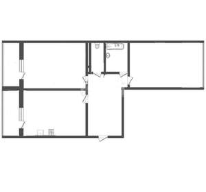 2-к квартира, вторичка, 71м2, 3/9 этаж