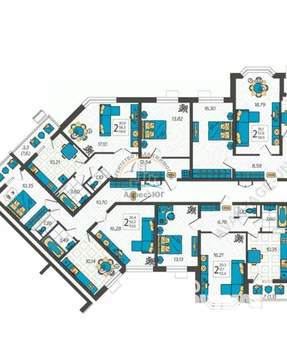 2-к квартира, вторичка, 62м2, 2/9 этаж