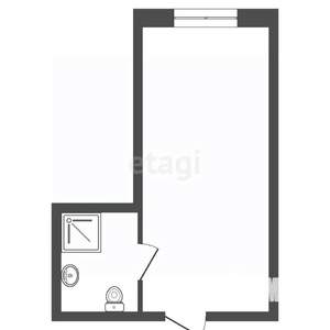 Студия квартира, вторичка, 16м2, 3/4 этаж