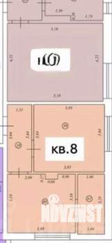 1-к квартира, вторичка, 35м2, 3/3 этаж