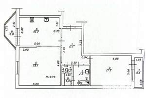 2-к квартира, вторичка, 83м2, 4/15 этаж