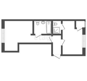 2-к квартира, вторичка, 89м2, 4/17 этаж