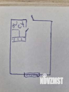 Студия квартира, вторичка, 18м2, 1/10 этаж