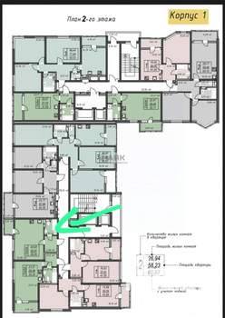 1-к квартира, вторичка, 37м2, 8/14 этаж