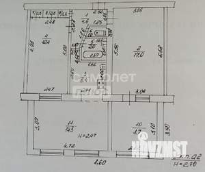 2-к квартира, вторичка, 67м2, 2/5 этаж
