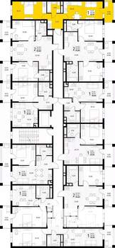 1-к квартира, вторичка, 42м2, 5/8 этаж