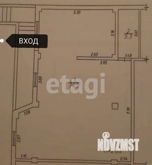 1-к квартира, вторичка, 80м2, 1/10 этаж