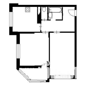 2-к квартира, вторичка, 58м2, 12/14 этаж