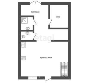 3-к квартира, вторичка, 120м2, 2/2 этаж