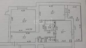 2-к квартира, вторичка, 62м2, 2/9 этаж