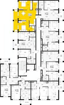 2-к квартира, вторичка, 62м2, 2/8 этаж