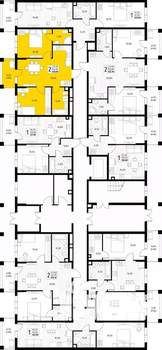 2-к квартира, вторичка, 55м2, 1/8 этаж