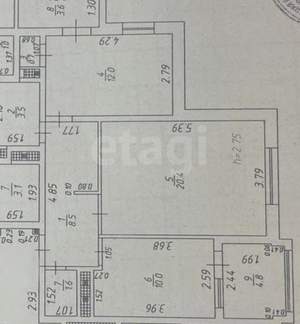 2-к квартира, вторичка, 64м2, 16/17 этаж