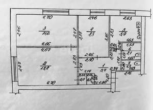 3-к квартира, вторичка, 50м2, 4/5 этаж