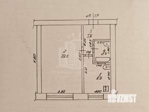 1-к квартира, вторичка, 30м2, 3/5 этаж