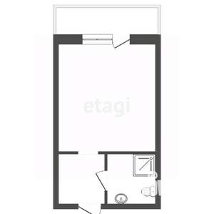 Студия квартира, вторичка, 25м2, 2/4 этаж