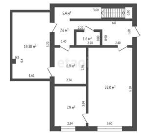 3-к квартира, вторичка, 90м2, 3/5 этаж