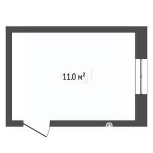 Студия квартира, вторичка, 11м2, 2/4 этаж