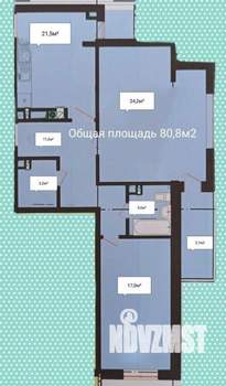 3-к квартира, вторичка, 81м2, 3/3 этаж