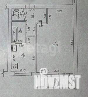 1-к квартира, вторичка, 29м2, 5/5 этаж