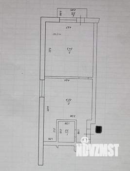 1-к квартира, вторичка, 51м2, 2/5 этаж