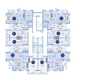 2-к квартира, вторичка, 55м2, 14/16 этаж