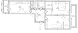 2-к квартира, вторичка, 70м2, 4/14 этаж