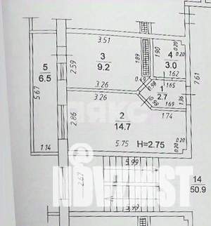 1-к квартира, вторичка, 30м2, 2/4 этаж