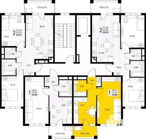 1-к квартира, вторичка, 35м2, 5/8 этаж
