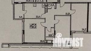 3-к квартира, вторичка, 81м2, 9/9 этаж