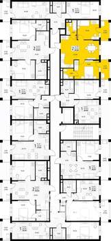 2-к квартира, вторичка, 56м2, 2/8 этаж