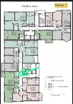 1-к квартира, вторичка, 37м2, 8/14 этаж