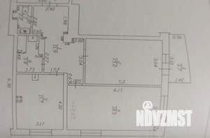 2-к квартира, вторичка, 64м2, 2/12 этаж
