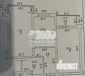 2-к квартира, вторичка, 60м2, 8/17 этаж