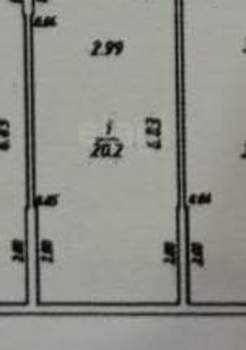 Студия квартира, вторичка, 20м2, 1/4 этаж