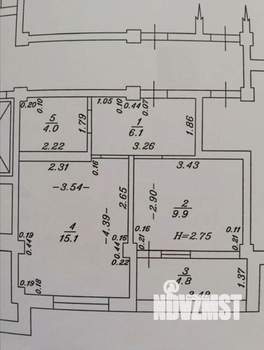1-к квартира, вторичка, 34м2, 9/9 этаж
